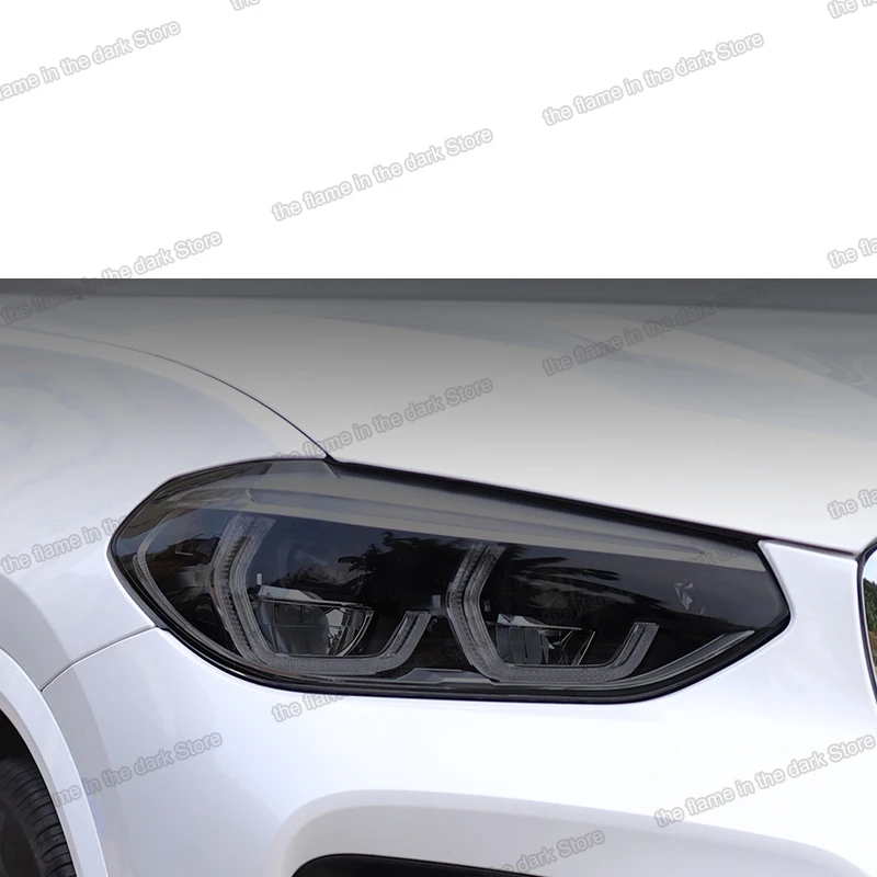 Прозрачная Черная защитная пленка Lsrtw2017 для автомобильных фар из ТПУ Bmw X3 X4 F25 F26 G01