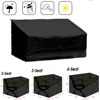 Waterproof Chair Cover, Garden Park Patio Outdoor Benches Furniture Sofa Rain and Dust Protector, 2 Seats, 3 Seats, 4 Seats 2