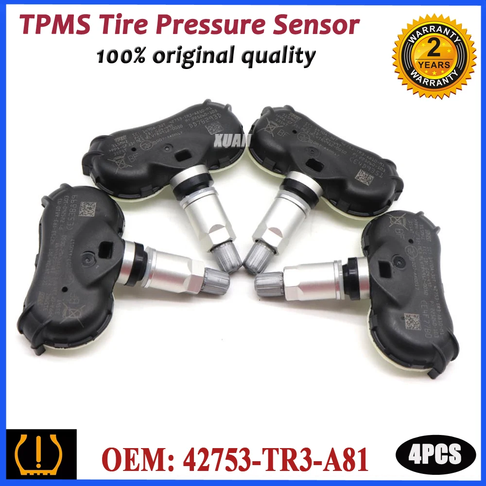 TPMS Tire Pressure Monitor Sensor 42753 TR3 A81 For Honda For Civic