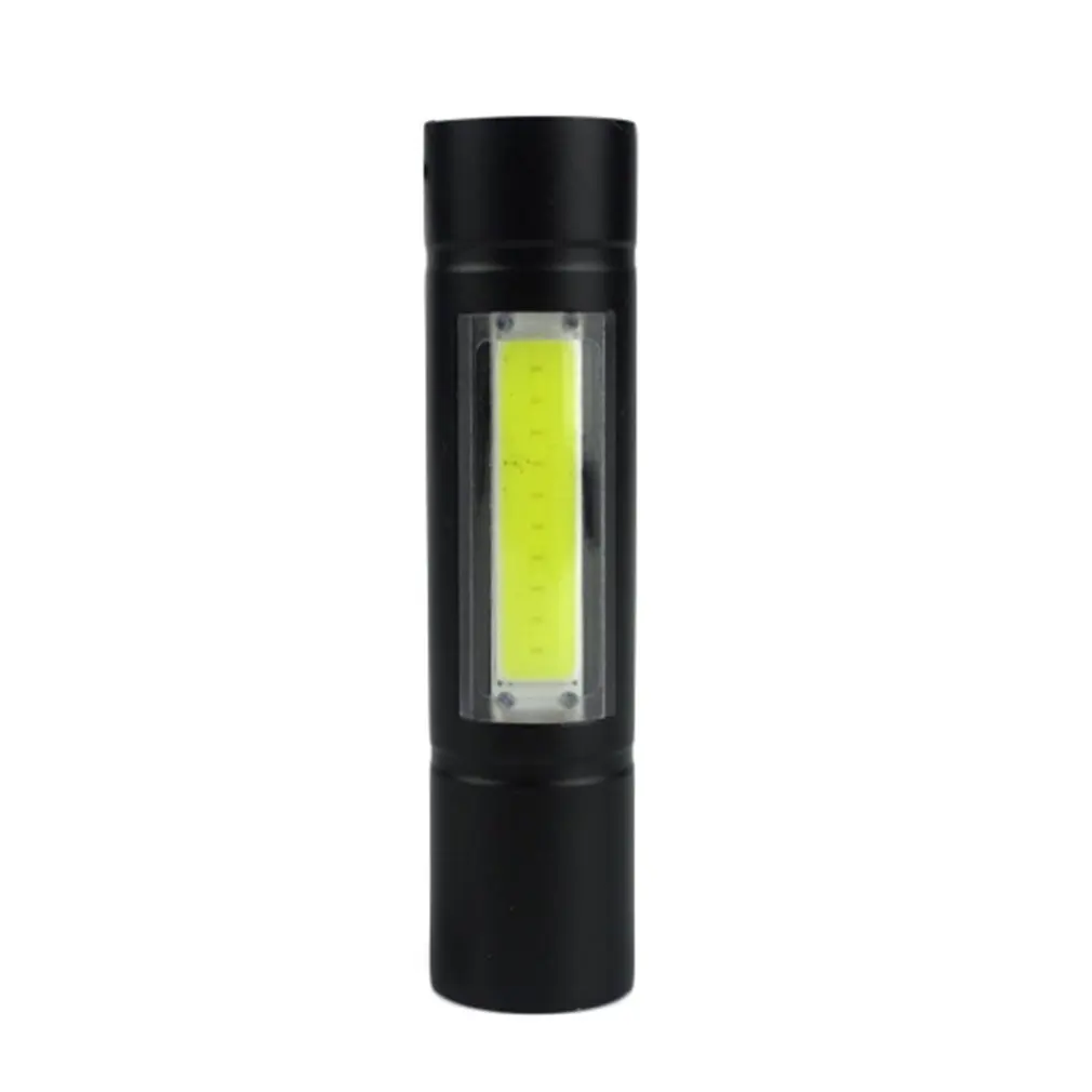 Portable USB Rechargeable LED Flashlight Torch Inspection Lamp Fixed Focus Aluminum Alloy Flashlight