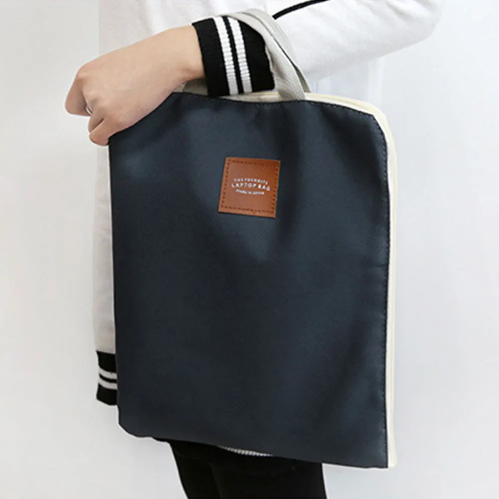 Bags Briefcase Zipper Muiti-Function Bag Oxford Canvas Handheld Holder Bag