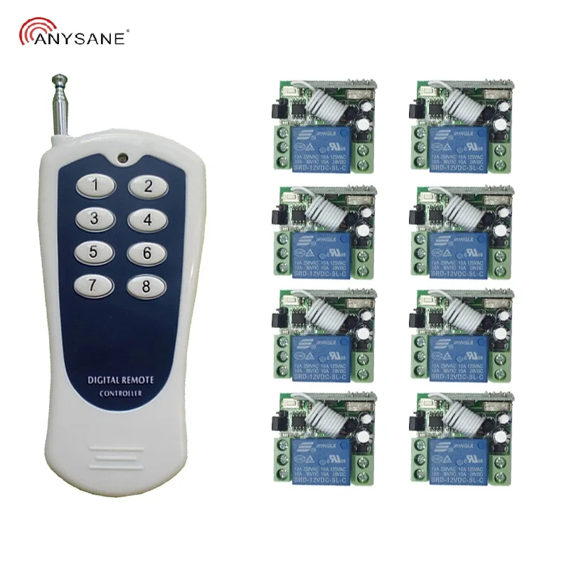Универсальный беспроводной переключатель 433 мгц радиочастотный передатчик и