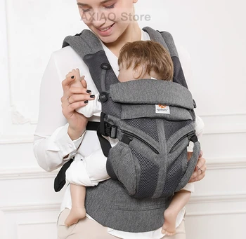 

Adjustable 0-36M Ergonomic Baby Carriers Backpack Portable Baby Sling Wrap Cotton OMNI 360 Infant Newborn Kangaroo Bag Hipseat