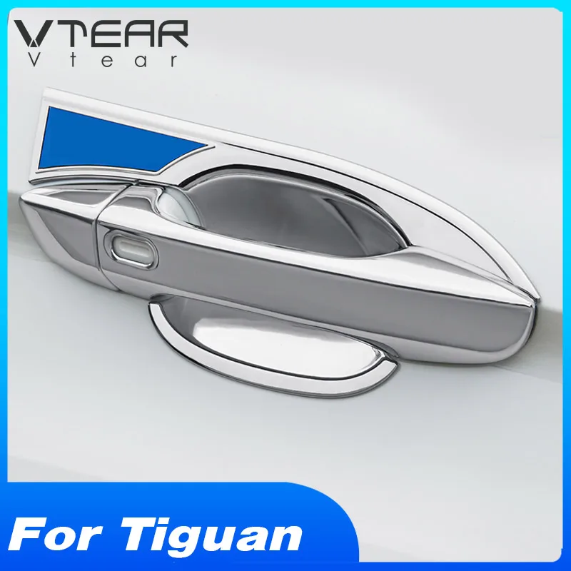 Vtear для VW Tiguan MK2 тигуан 2020 2019 аксессуары из АБС пластика хромовые автомобильные