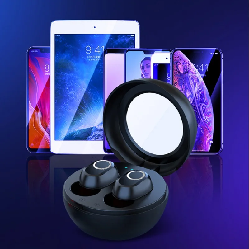 Новинка Bluetooth 5,0 наушники TWS беспроводные наушники HiFi Звук водонепроницаемые мини спортивные наушники шумоподавление игровые наушники