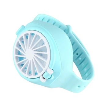 

SANQ Portable USB Watch Fan Rechargeable Folding Third Gear Electric Mini Fan for Indoor and Outdoor