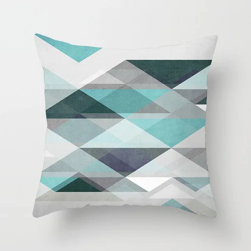 Marble simple abstract geometry pillow pillow short plush pillowcase customization christmas cushions Cushions