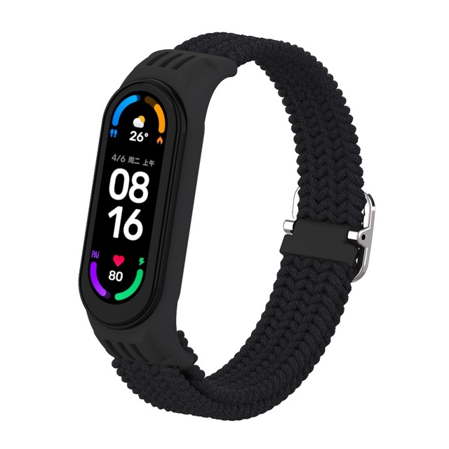 Strap For Mi Band 7/6/5/4/3 Wristband Replacement Weave Colorful Bracelet For Xiaomi Mi Band 7 5 6 Amazfit Band 5 Band 6