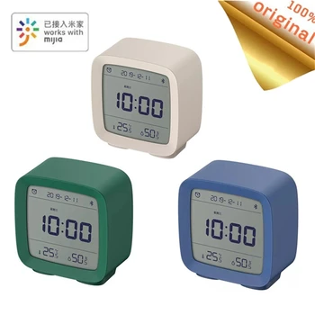 

In stock Youpin Qingping Bluetooth Temperature Humidity Sensor Mijia Night Light LCD Alarm Clock Mihome App control Thermometer