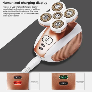 

Permanent Hair Remover IPX7 Five-Head Painless Whole Body Facial Hair Removal Machine Anti-Skid Design Painless Female Epilator