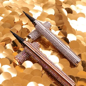 

Hot Waterproof Sweatproof Star Diamond Eyeliner Smudge-proof Long-lasting Easy To Use Liquid Eye liner Makeup NEW