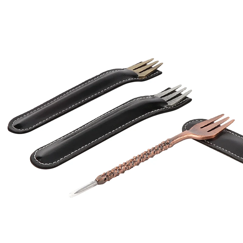 Shisha Fork Retro Aluminum Smoking Set Chicha Mace Twist Shape Nargile Sheesha Hookah Accessories Tool