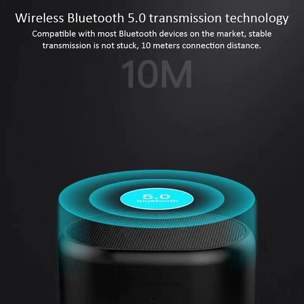 Беспроводной Bluetooth динамик Портативный мини аудио TWS Sub НЧ-динамик с TF картой HD шумоподавление AUX MP3 музыкальный громкоговоритель