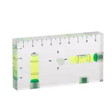 Высокоточный прозрачный двухнаправленный Магнитный уровень пузырьковый мини-уровень