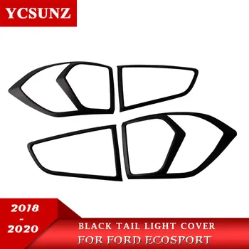 

Chrome Black Tail Light Surround Trim car parts For FORD ECOSPORT 2018 2019 2020