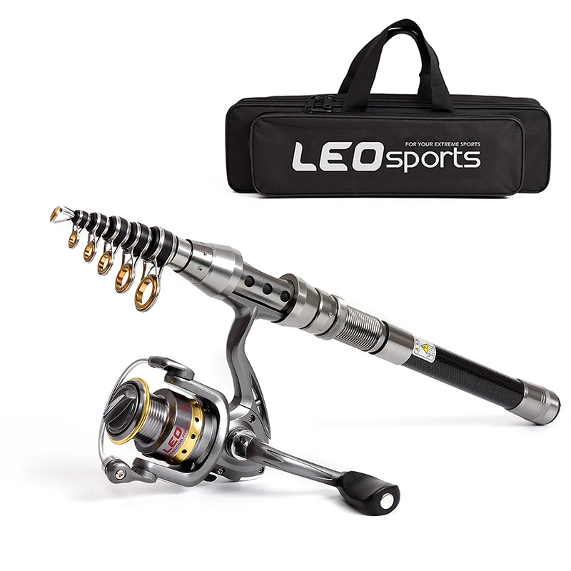 portable fishing rod and reel