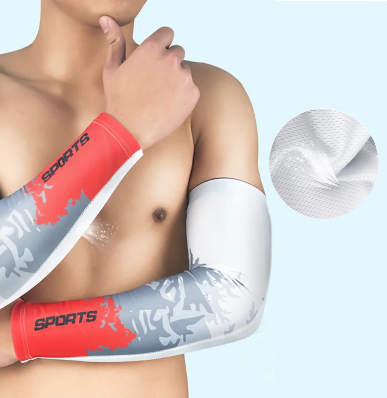 Sports Compression Arm Sleeves 1 Pair Moisture Wicking UV Protection Cooling 15