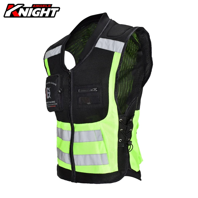 Chaleco reflectante de seguridad para motocicleta, traje protector para Moto,  Chaqueta reflectante para Motocross