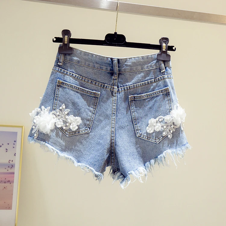 Hot Pants High Waist Denim Shorts 