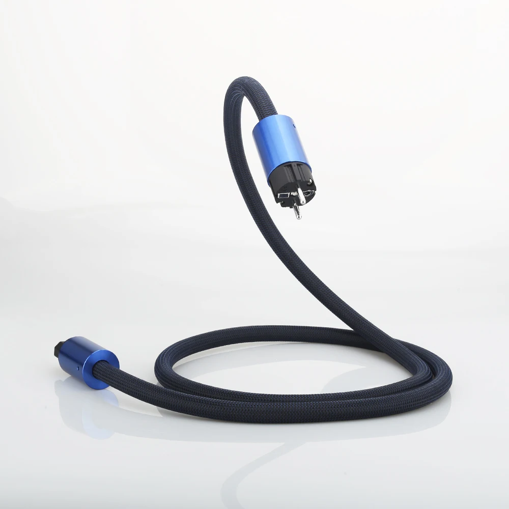 Audiocrast pгеометрический шнур питания Schuko высокого качества стандарта EU кабель HI Fi