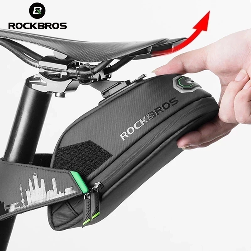 Купить Велосипедная сумка ROCKBROS светоотражающая ударопрочная на седло заднее сиденье | Сумки и корзины для велосипеда (1000008089128)