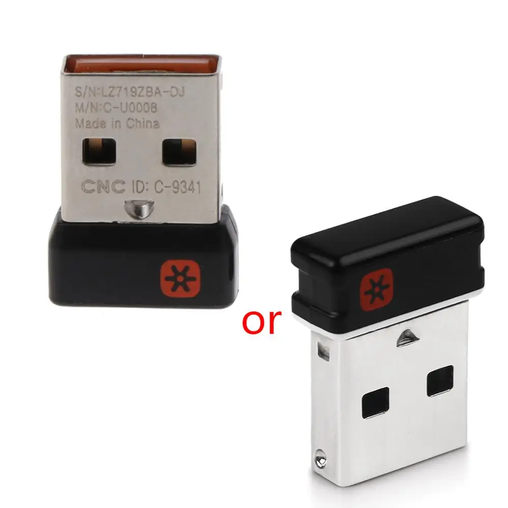 B Беспроводной приемник ключа Unifying USB адаптер для клавиатуры мыши logitech подключение 6 устройств для MX M905 M950 M505 M510 M525 и т. Д - Цвет: B