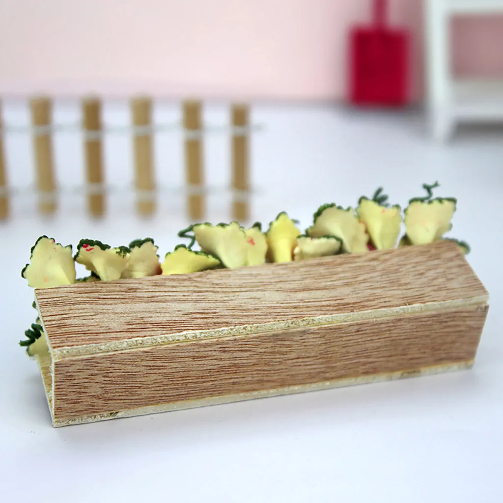 Желтый цвет листьев Таро цветок корыто DIY архитектурная модель наружная модель аксессуары архитектурная модель# G4