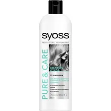 Бальзам для жирных у корней и сухих на кончиках PURE& CARE Syoss, 500 мл