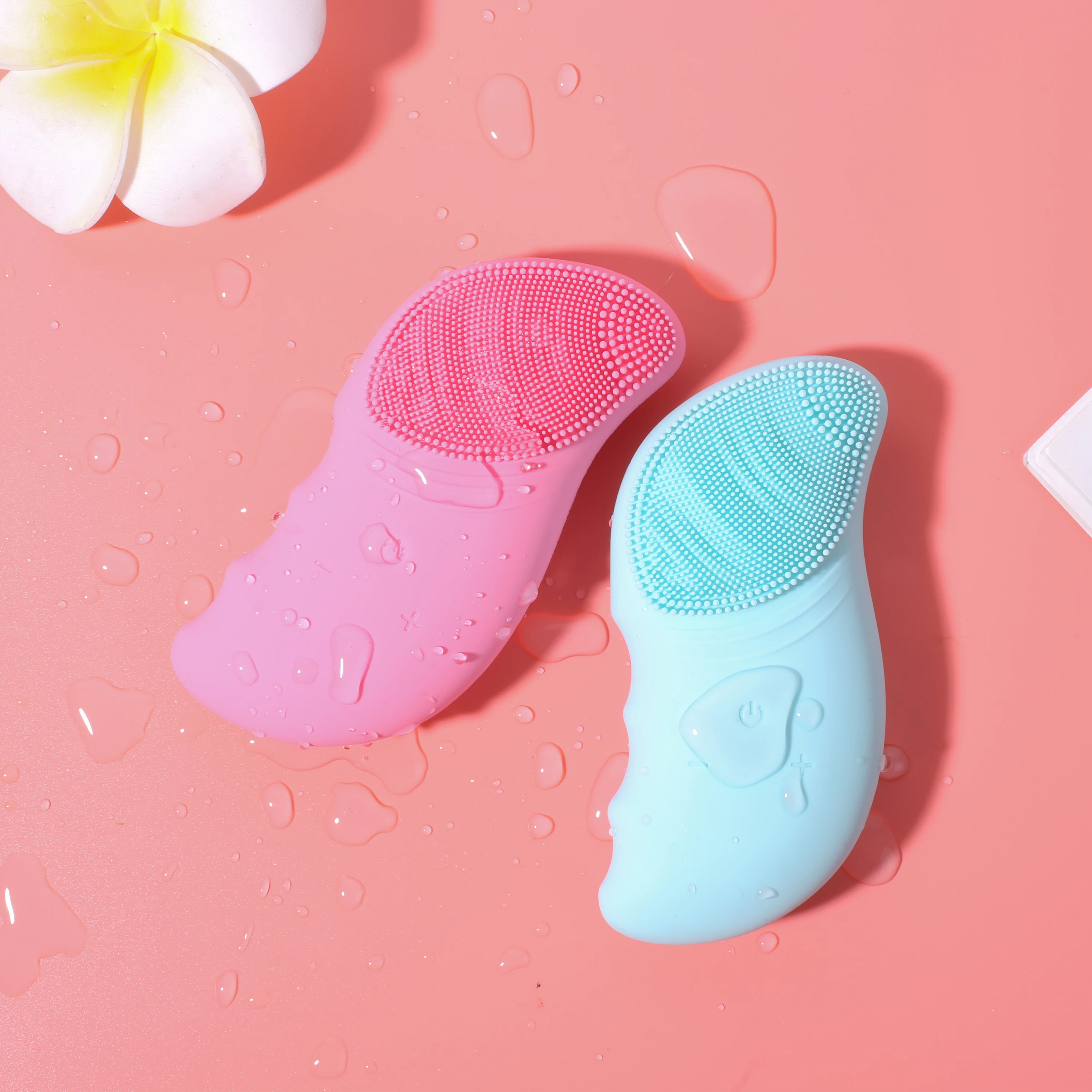 

Facial Cleansing Brush Professional Electric Face Cleaner Washing Silicone Dry Massage Deep Removal Pores And Blackhead