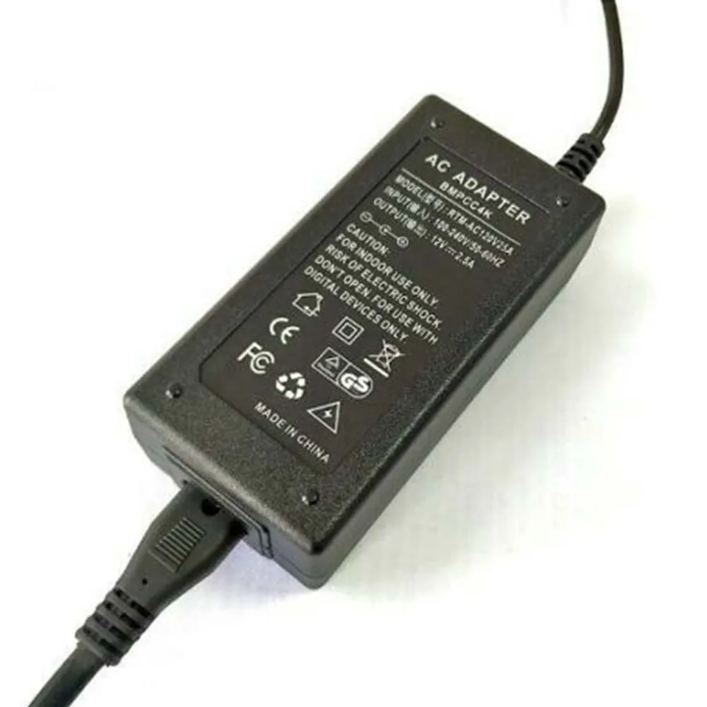 Adaptador de Energia para Bmpcc4k Carregador Bmpcc 4k Blackmagic Bolso Cine 12v 2.5a Ac-bmpcc4k - Image 5