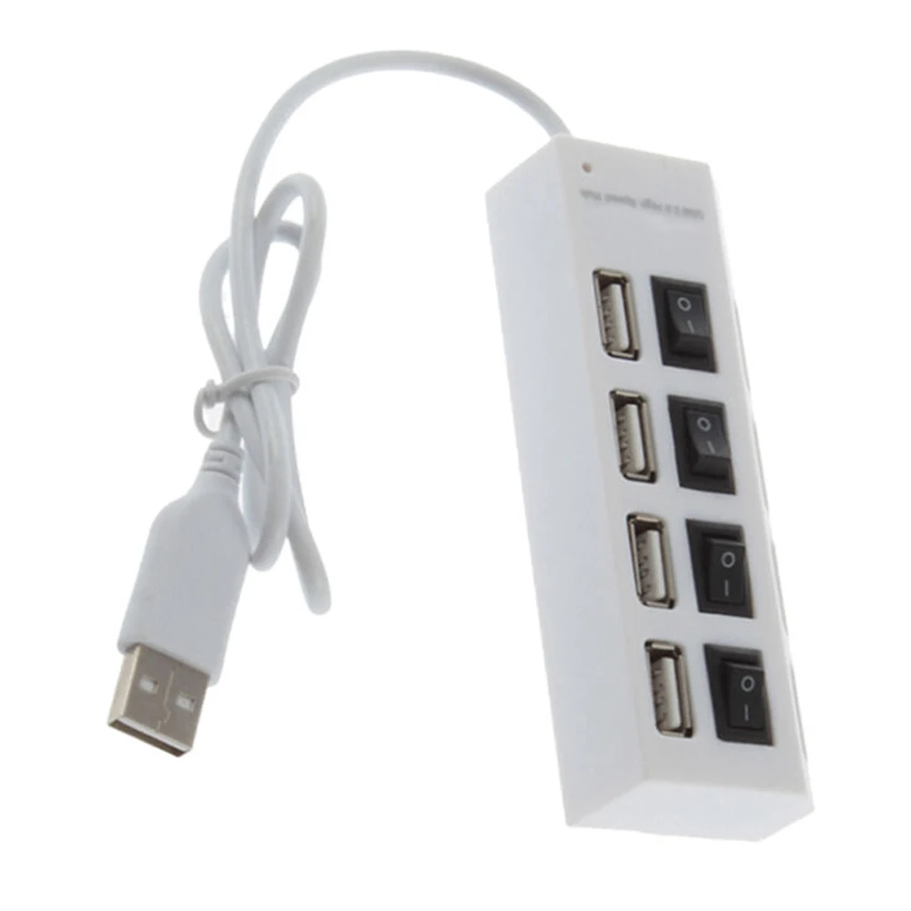 7-Порты и разъёмы USB 2,0 концентратор с высокими Скорость адаптер On/Off переключатель для портативных ПК Офис DJA99
