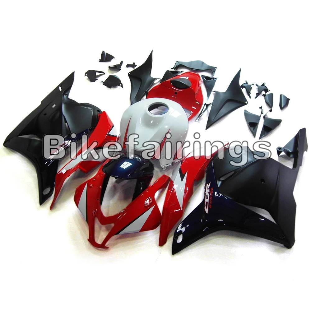 Полный комплект обтекателя Для Honda CBR600RR F5 2009 2010 2011 2012 09 12 ABS пластиковые детали для мотоцикла крышка-глянцевый красный черный, белый цвет