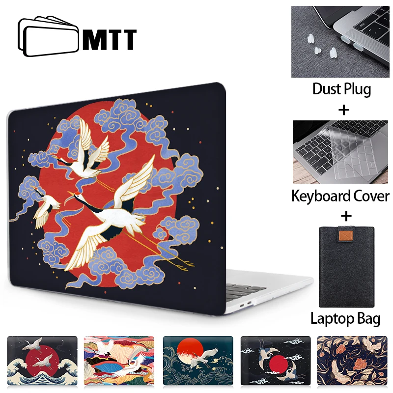Чехол MTT для ноутбука Macbook Air Pro 11 12 13 15 16 с сенсорной панелью чехол mac book 3 4 a2289