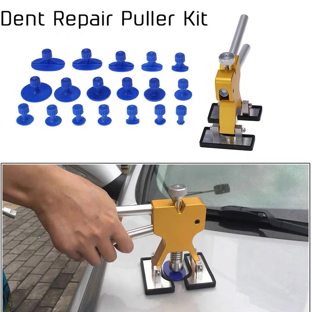 

18 PCS Repair Tools Car Dent removal tool Puller Kit Portable&Mulitifunction Remover Auto Dent Repair Dent Lifter Tools