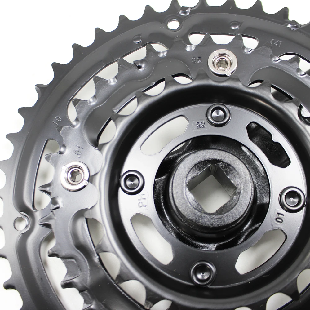 PROWHEEL 7/8/9 Скорость MTB велосипед для горного велосипеда набор 44-32-22T 170 мм шатун для велосипеда комплект нижнего белья с открытой зубчатая пластина шатун со звездочками для велосипеда звездочки передняя Звездочка