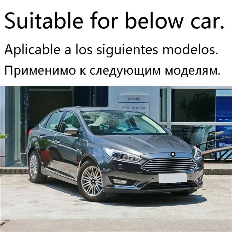 Наклейка, литье, Coche Parachoques, авто бампер, протектор, стильные аксессуары, автостайлинг, молдинги 15 16 17 18 для Ford Focus