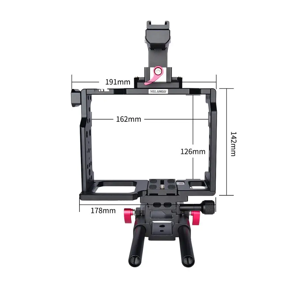 Держатель Стабилизатор Yelangu C8 для видеокамеры Canon 5D Mark IV III II 6D 7D Nikon DSLR с