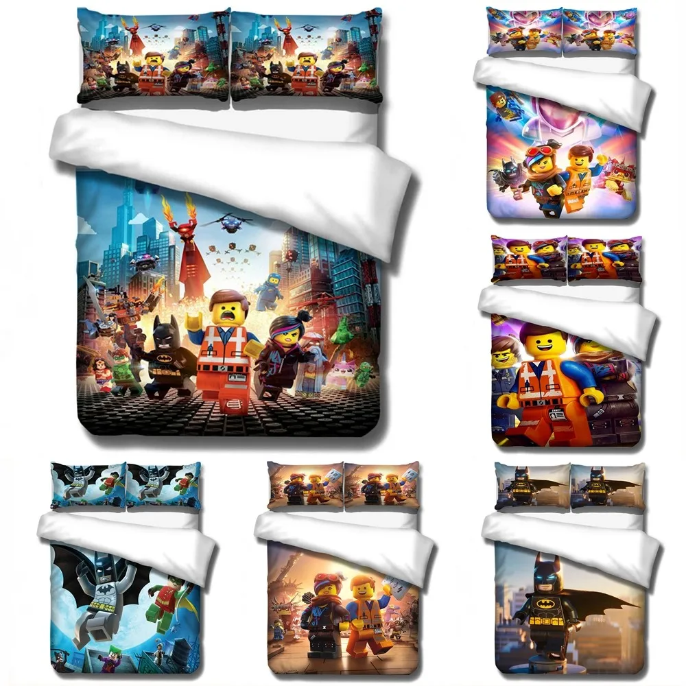 

Movie:Gaole Big Movie Cartoon Bedding Set Kids Boy Girl Bedroom Decoration Quilt Duvet Covers Pillowcase Twin Full Queen King