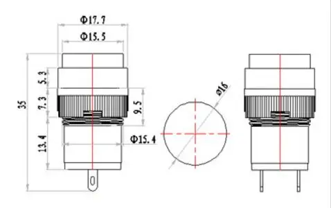 drawing of 16mm