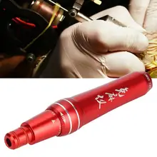 Роторная татуировочная машина, полуперманентный макияж, татуировка, ручка, машина для бровей, губ, подводка для глаз, США вилка, 100-240 В, микроблейдинг машина