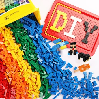 

1700Pcs Classic Brand Building Blocks City DIY Creative Bricks Bulk Model Figure Educational Children Toys Gift Small Size Block