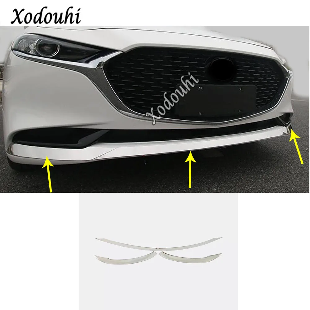 Защитная крышка для Mazda 3 Mazda3 Axela M3 2019 2020 Передняя Нижняя решетка гриля круговая