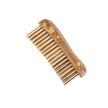 

1 Pc Natural Peach Wood Comb Close Teeth Anti-Static Head Massage Hair Care Wooden Tools Beauty Accessories