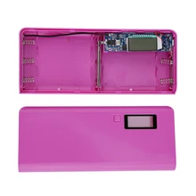 Батарея power Bank Shell Case Box Двойная Батарея для usb-порта power Bank коробки светодиодный индикатор с светодиодный фонарик