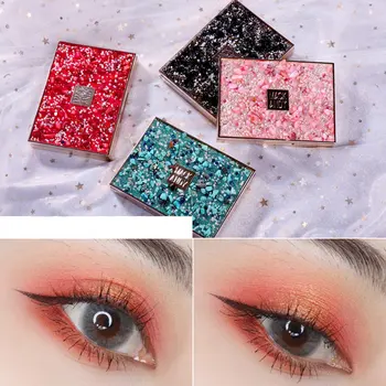 

Vibrato Sound With The Eight-Color Eye Shadow Disk Network Red Makeup Beginner Girl Is Tired Of Makeup Eye Shadow