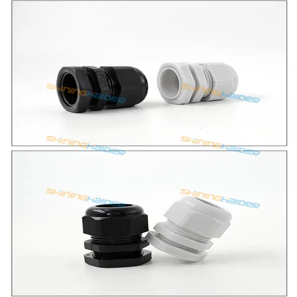 Nylon plastic cable waterproof connector 1 environmental protection PG48