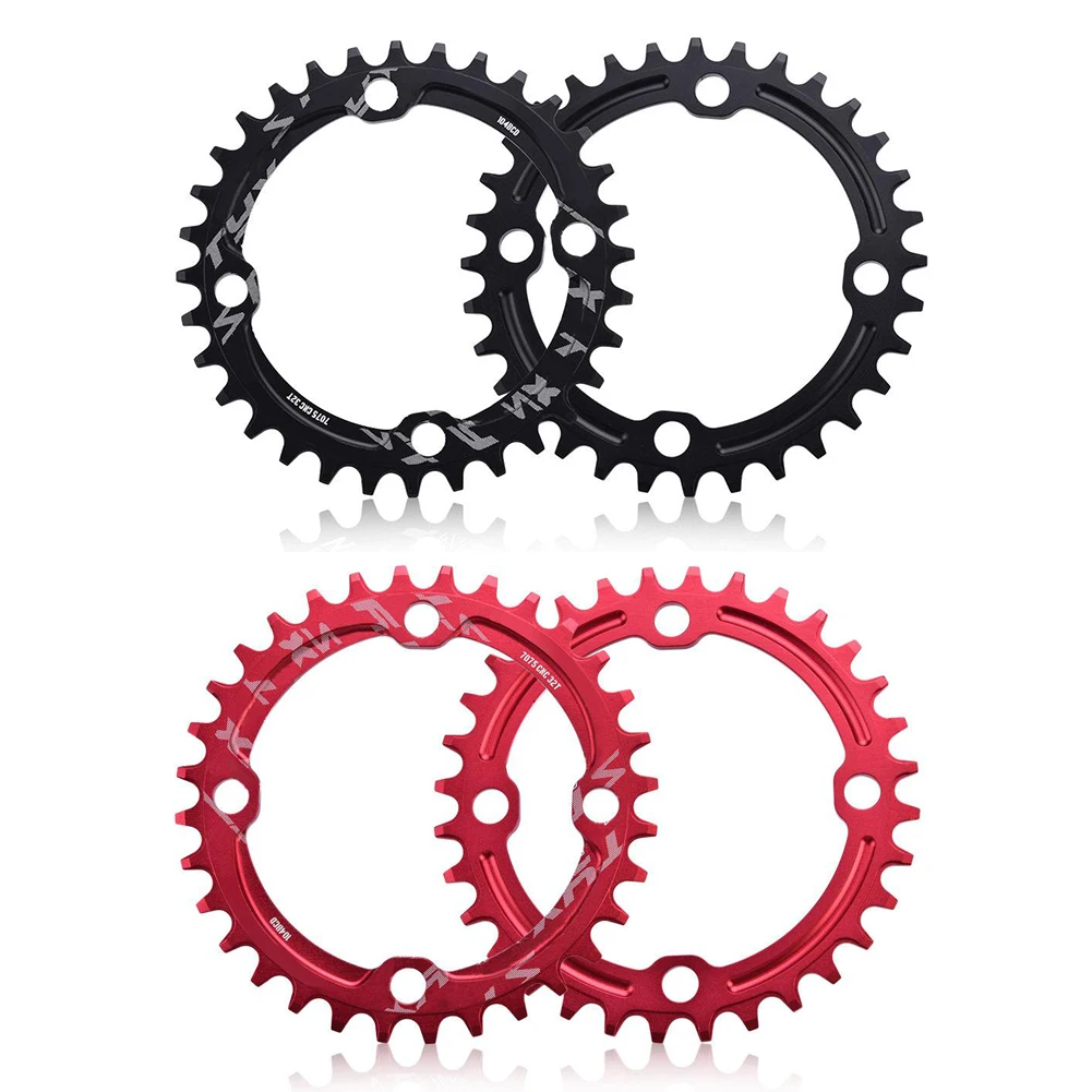

New 104BCD Round Narrow Wide Chainring MTB Mountain bike bicycle 104BCD 32T 34T 36T 38T crankset Tooth plate Parts 104 BCD
