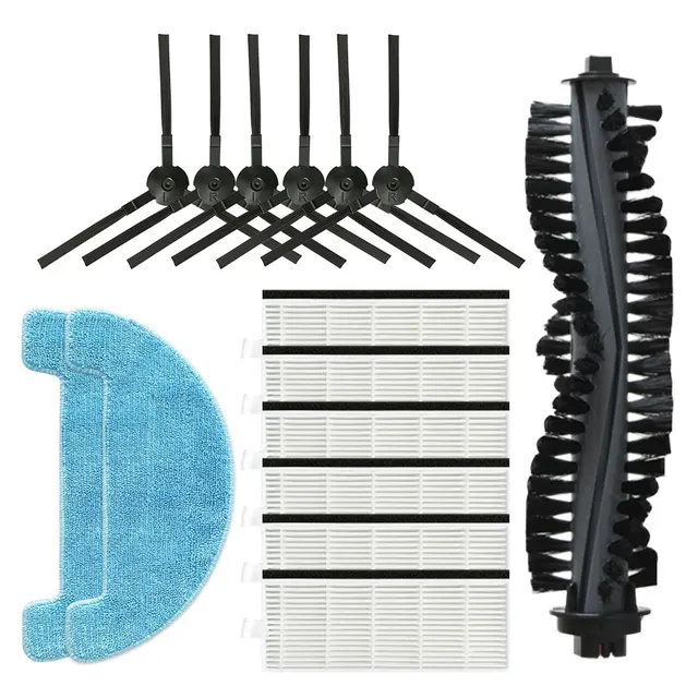 iLife A4 A4S A40 Polaris PVCR 0726W 0826 0926 Main Side Brush Hepa Filter Replacement Part  Spirit Robot Vacuum Accessories Set D