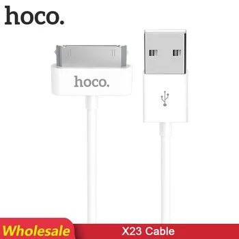 

HOCO X23 46 pcs/Lots Wholesale USB Cable Charge for iphone 4s 4 3GS 3G iPad 1 2 3 iPod Nano itouch 30 Pin Charger adapter cord