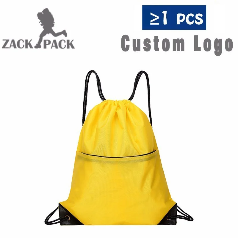 New Drawstring Bag Customized Logo Drawstring Backpack Training Backpack Sports Waterproof Printing Logo DB8-TB Six Color Choose